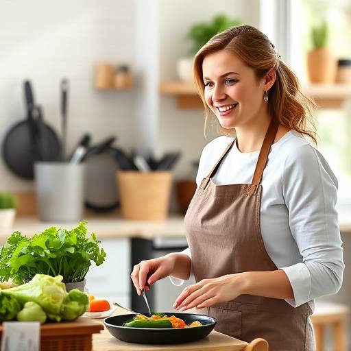 Photo de Sophie Dubois, chef et instructrice du cours de cuisine végétarienne